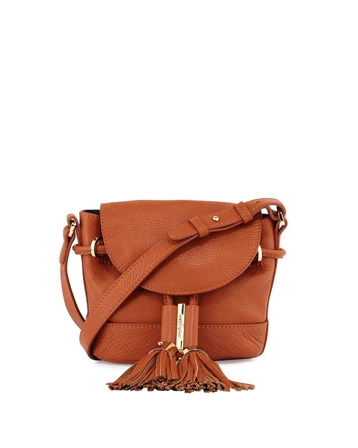 Lyst See by chloé Vicki Mini Leather CrossBody Bag in Brown