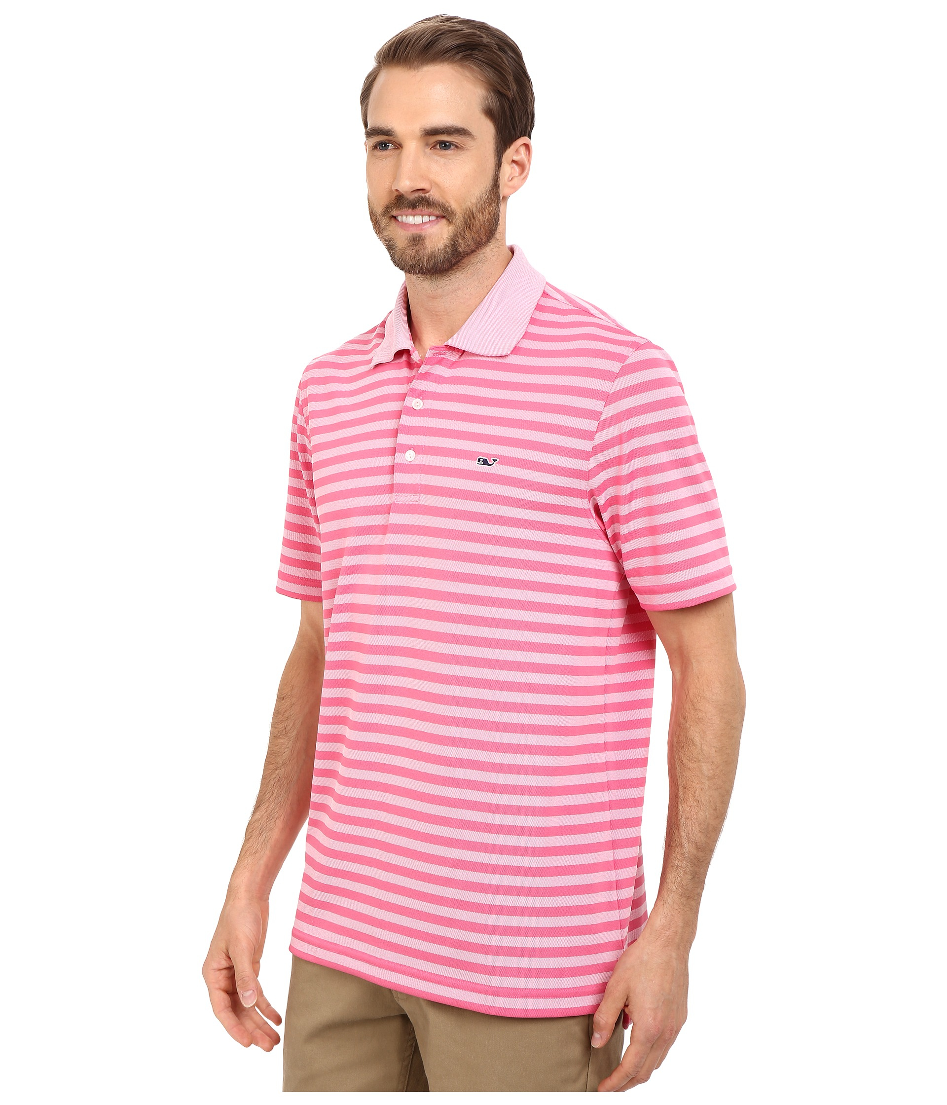 Vineyard Vines Swindell Stripe Sankaty Performance Polo