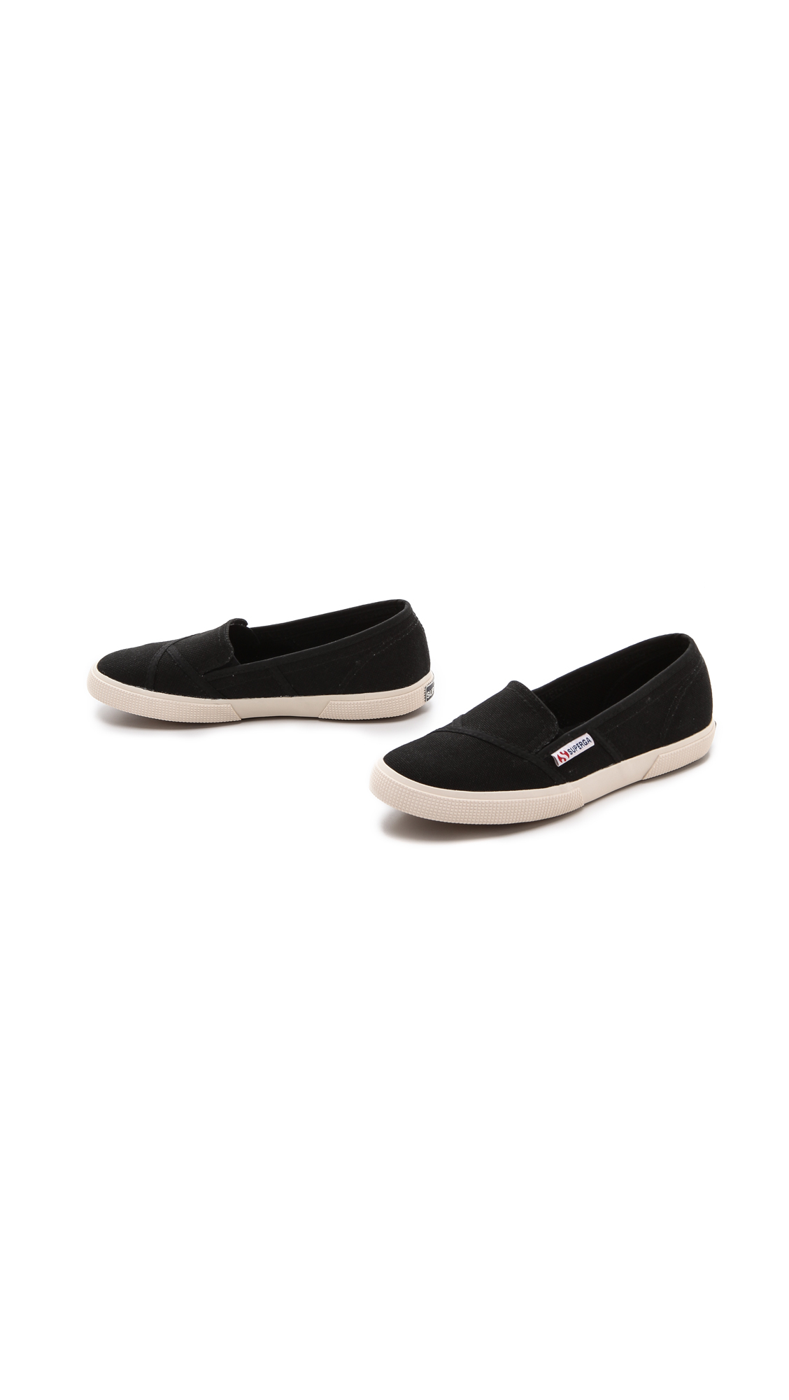 Superga Slip On Sneakers - Black | Lyst