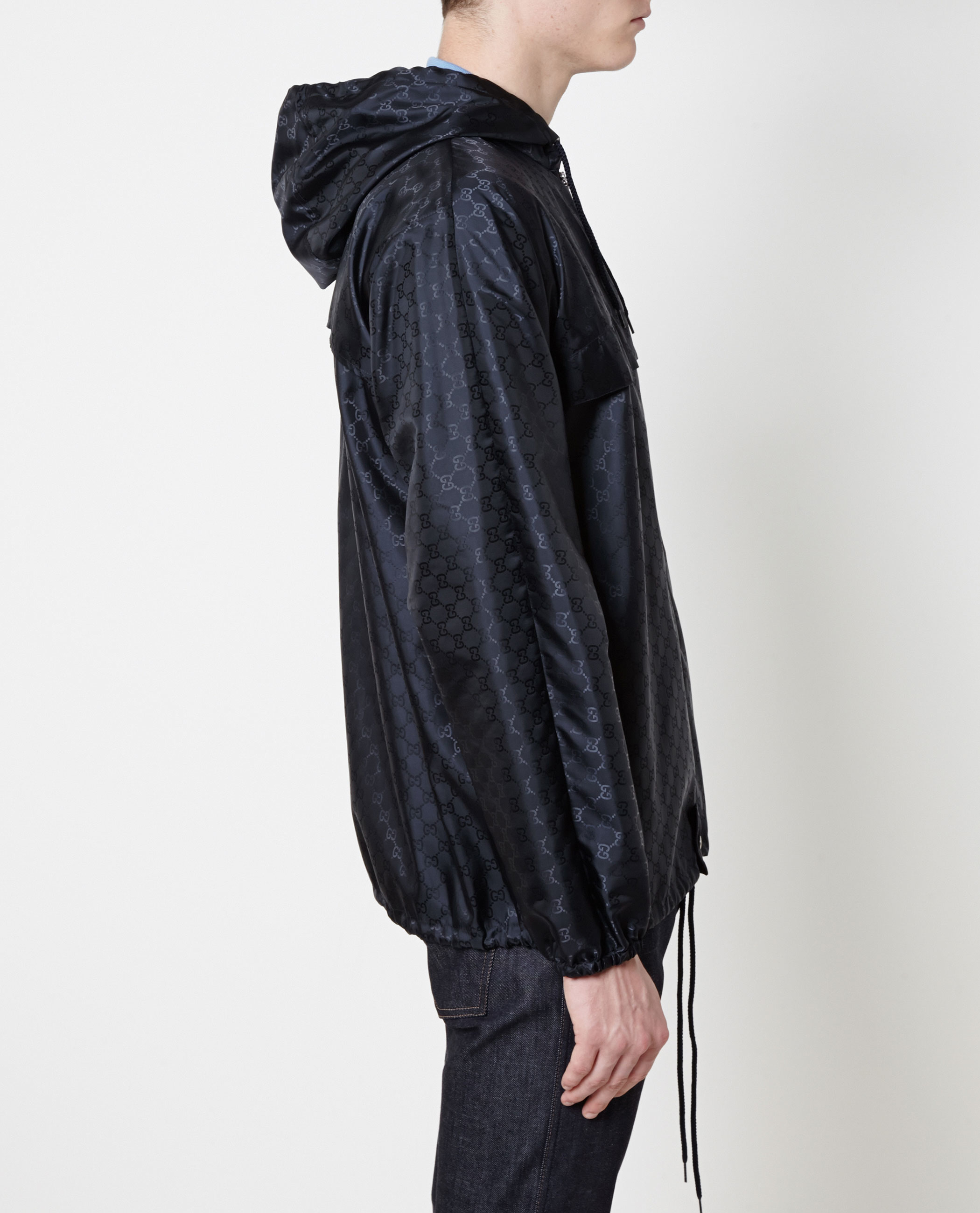 gucci windbreaker blue