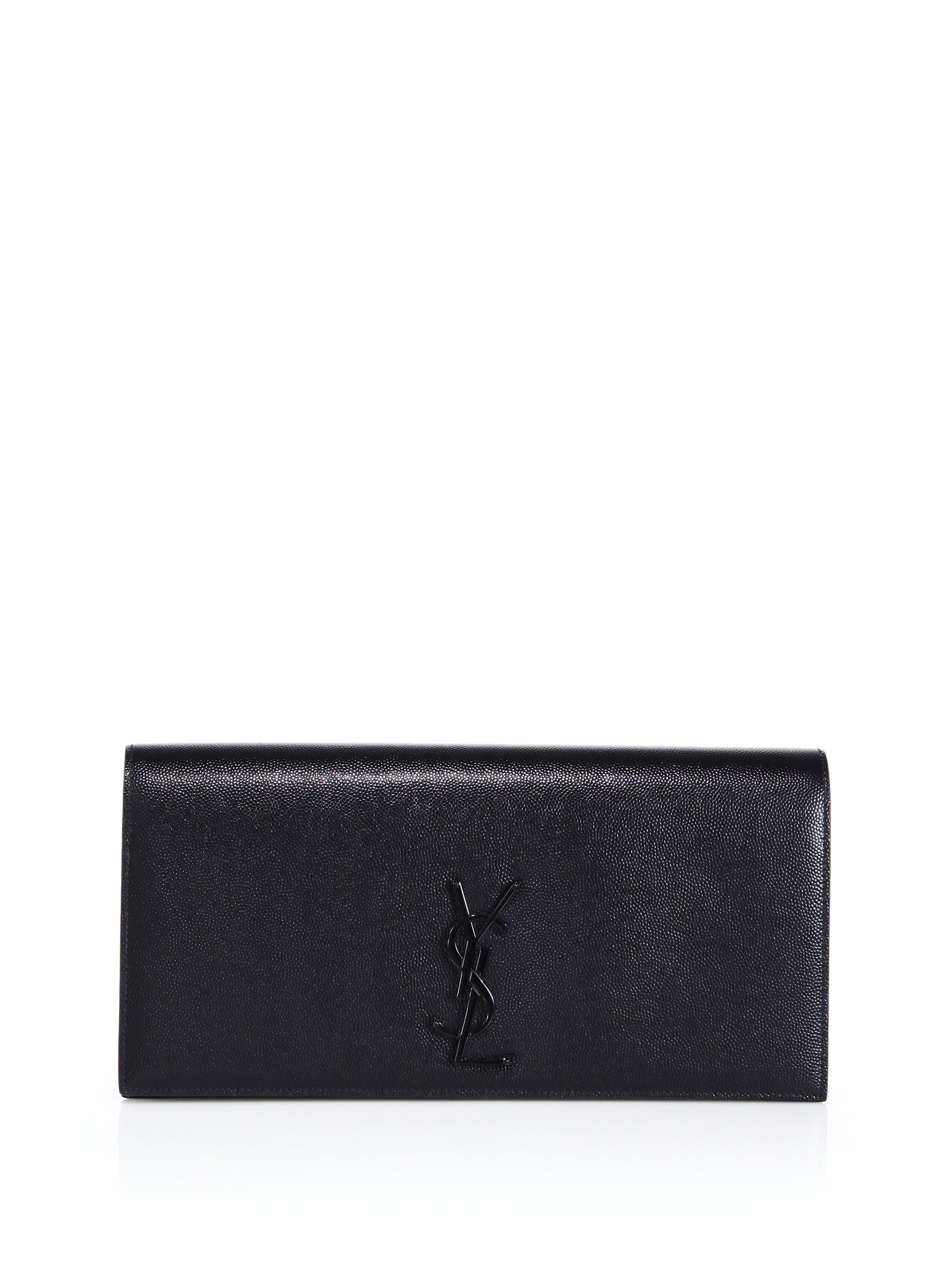 saint laurent black clutch