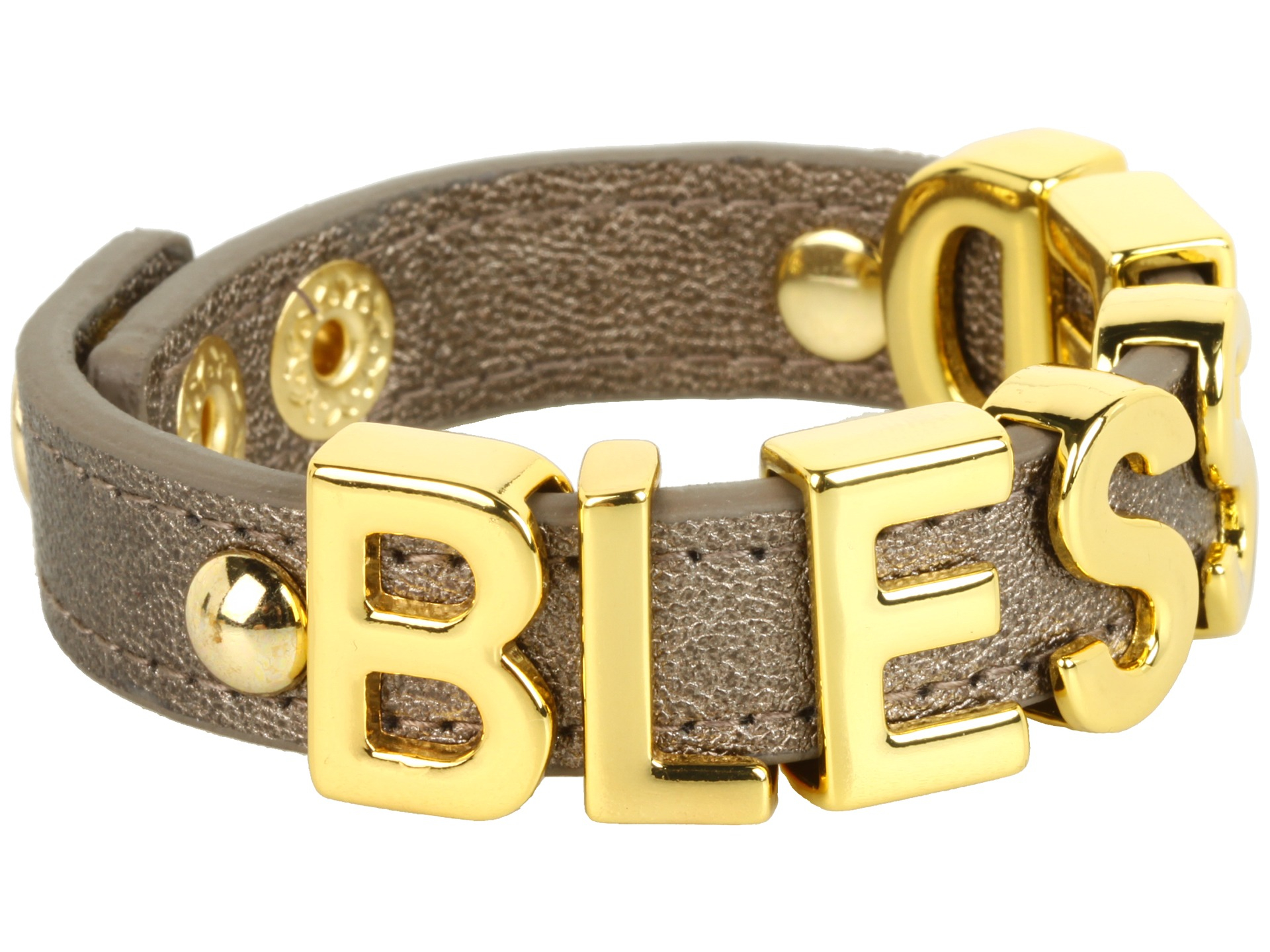 BCBGeneration Blessed Affirmation Bracelet in Metallic | Lyst
