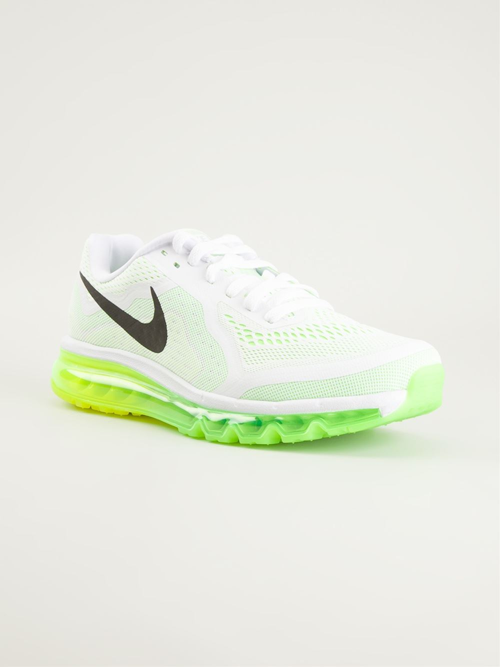 Nike 'Air Max 2014' Neon Sole White for Men | Lyst