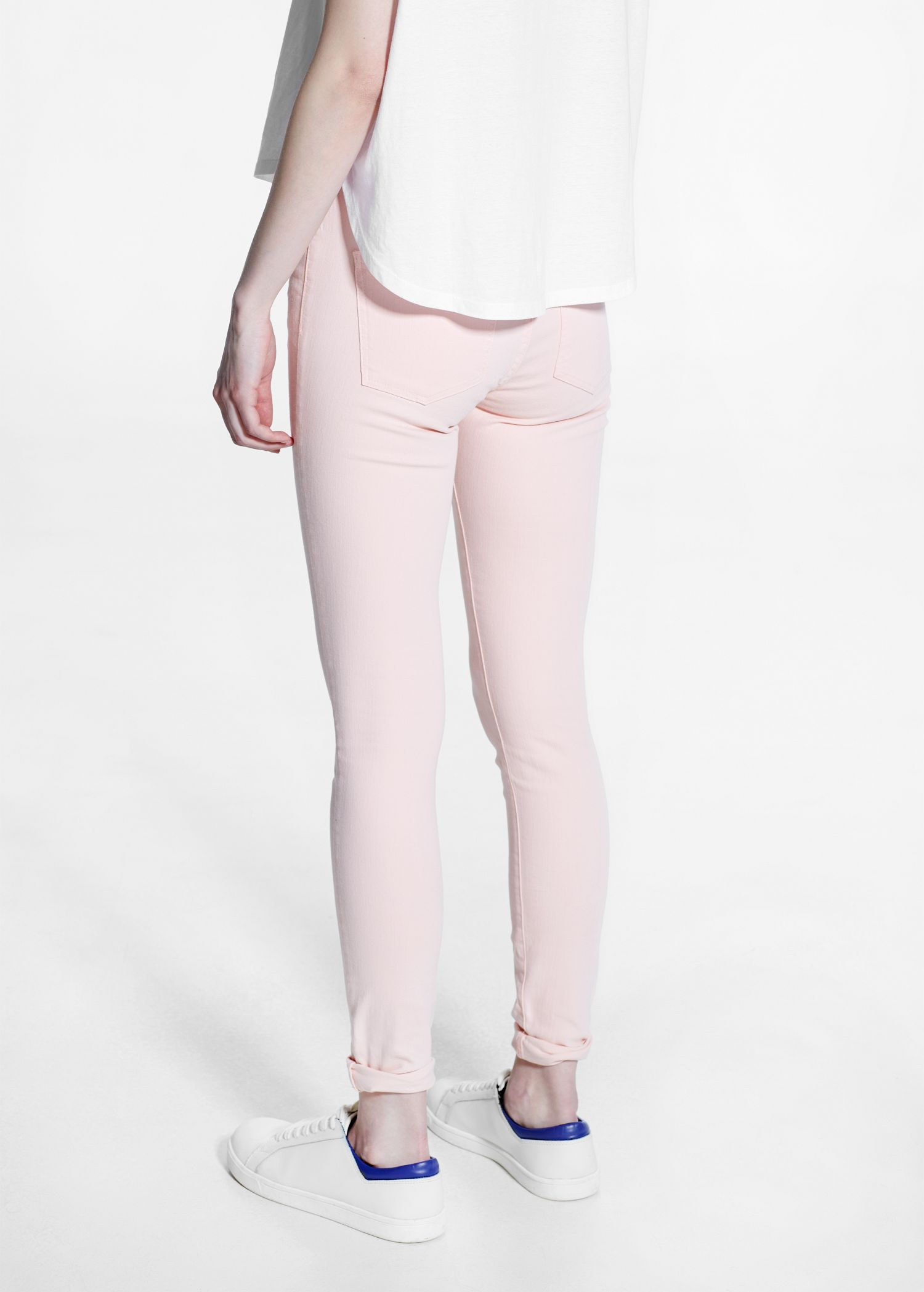 mango pink jeans