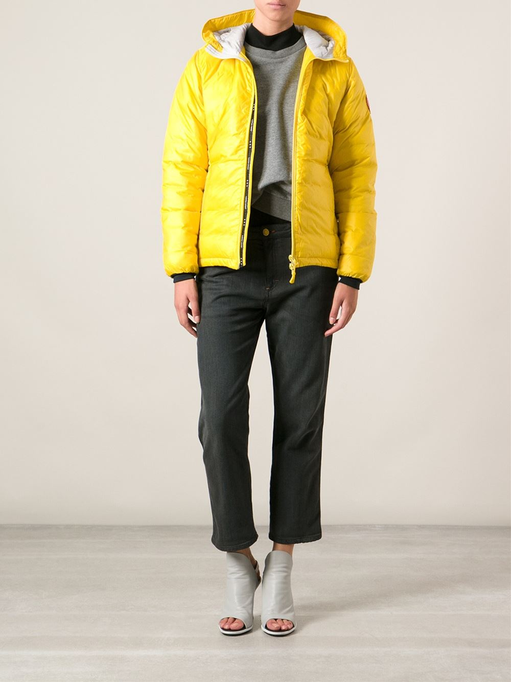 Canada Goose jackets replica cheap - Canada goose 'camp Hoody' Padded Coat in Yellow (yellow & orange ...
