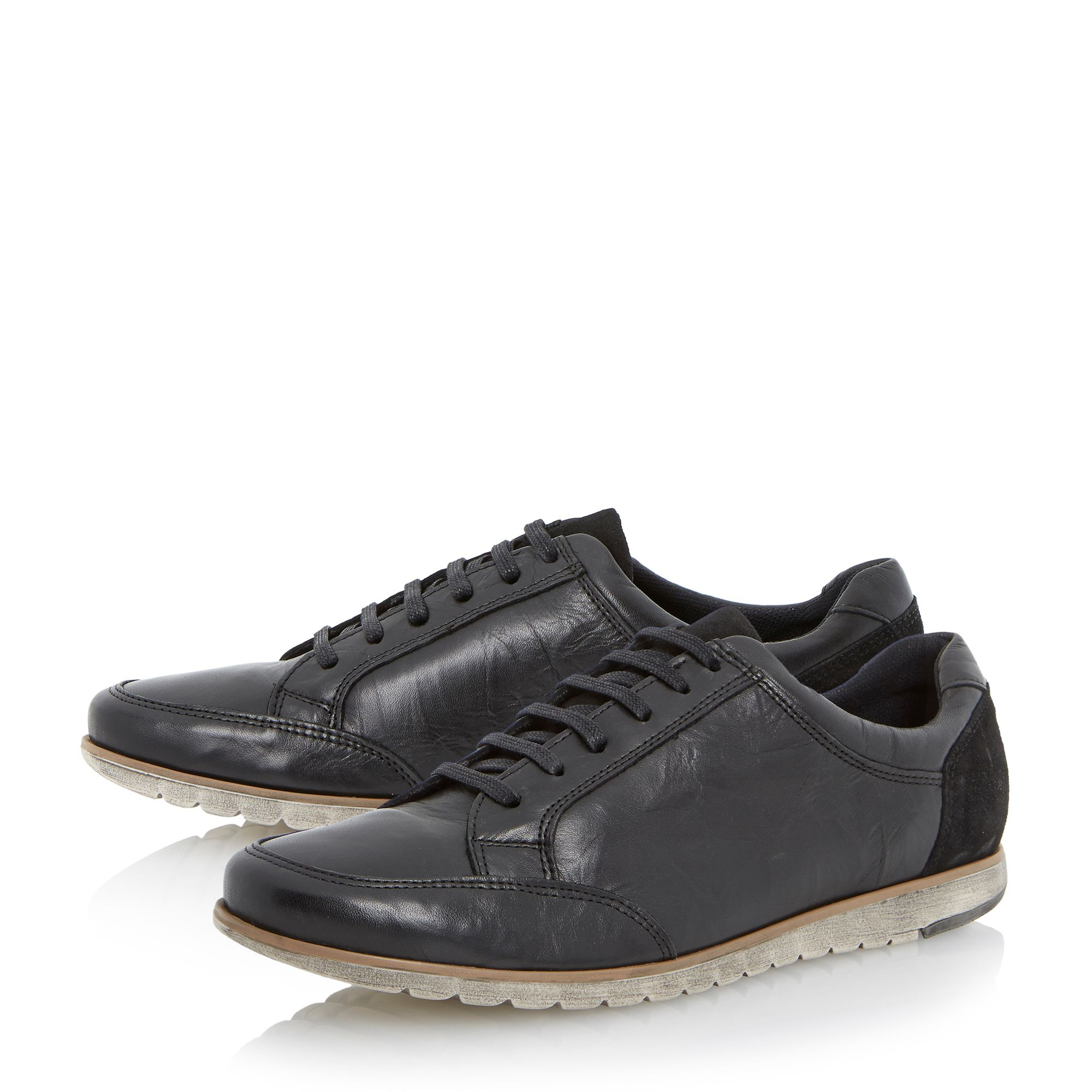 dune black sock trainers