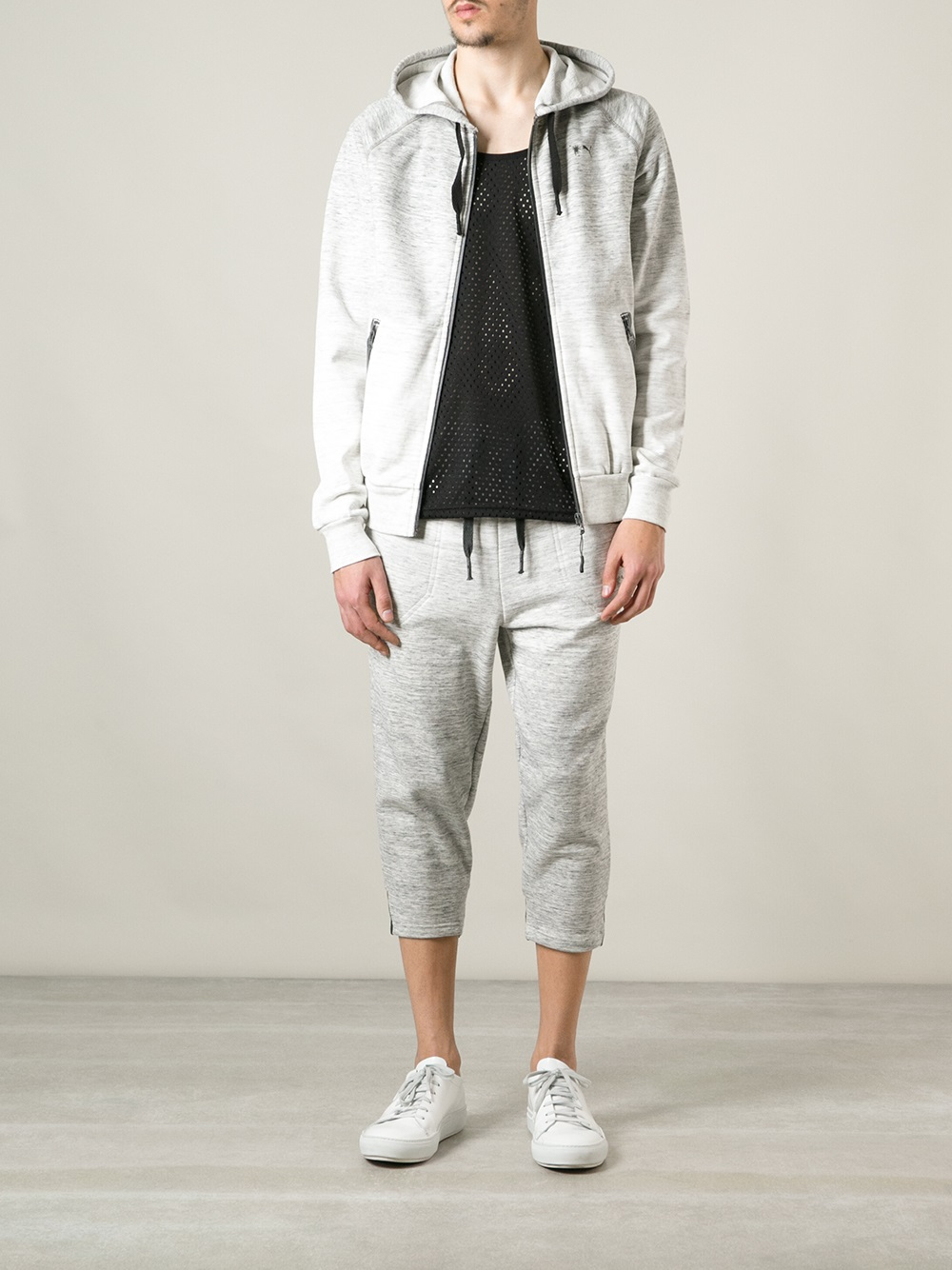 gray puma jumper