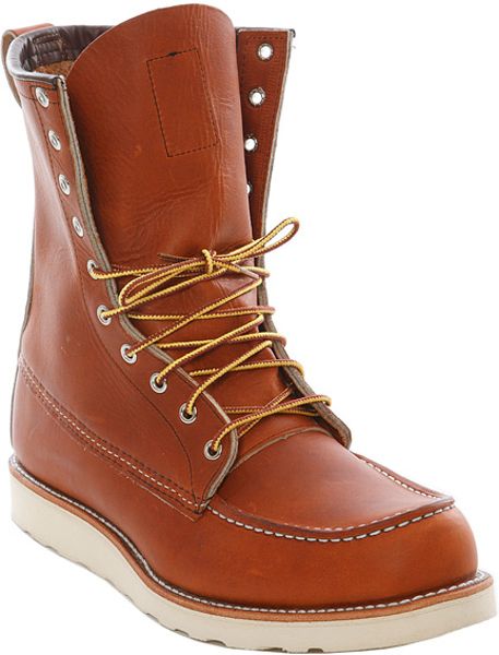 Red Wing 8 Inch Moc Work Boot in Brown for Men (oro legacy) | Lyst