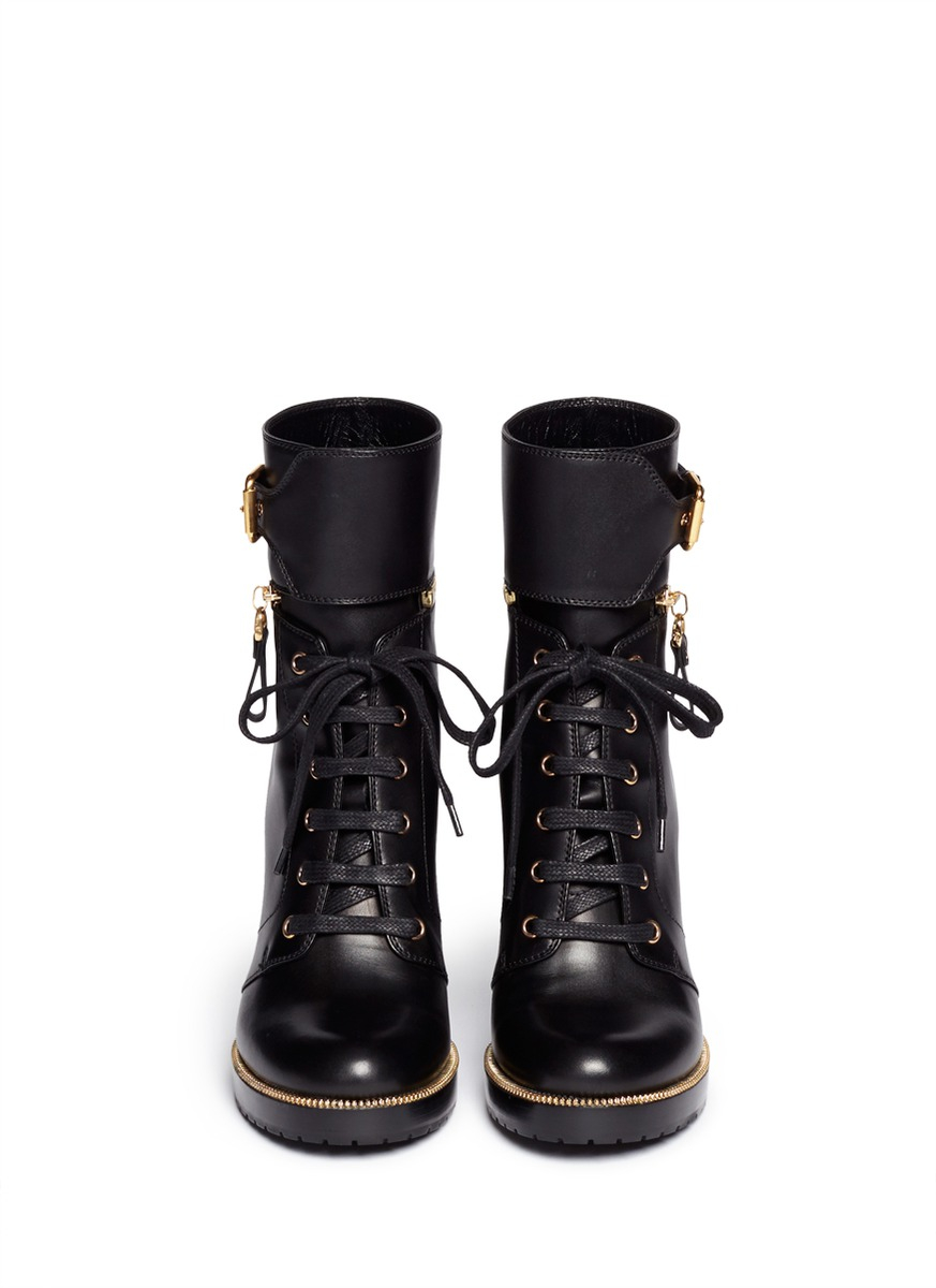 sergio rossi combat boots