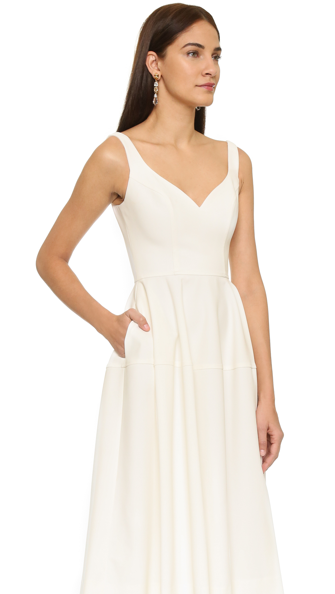jill stuart white dress