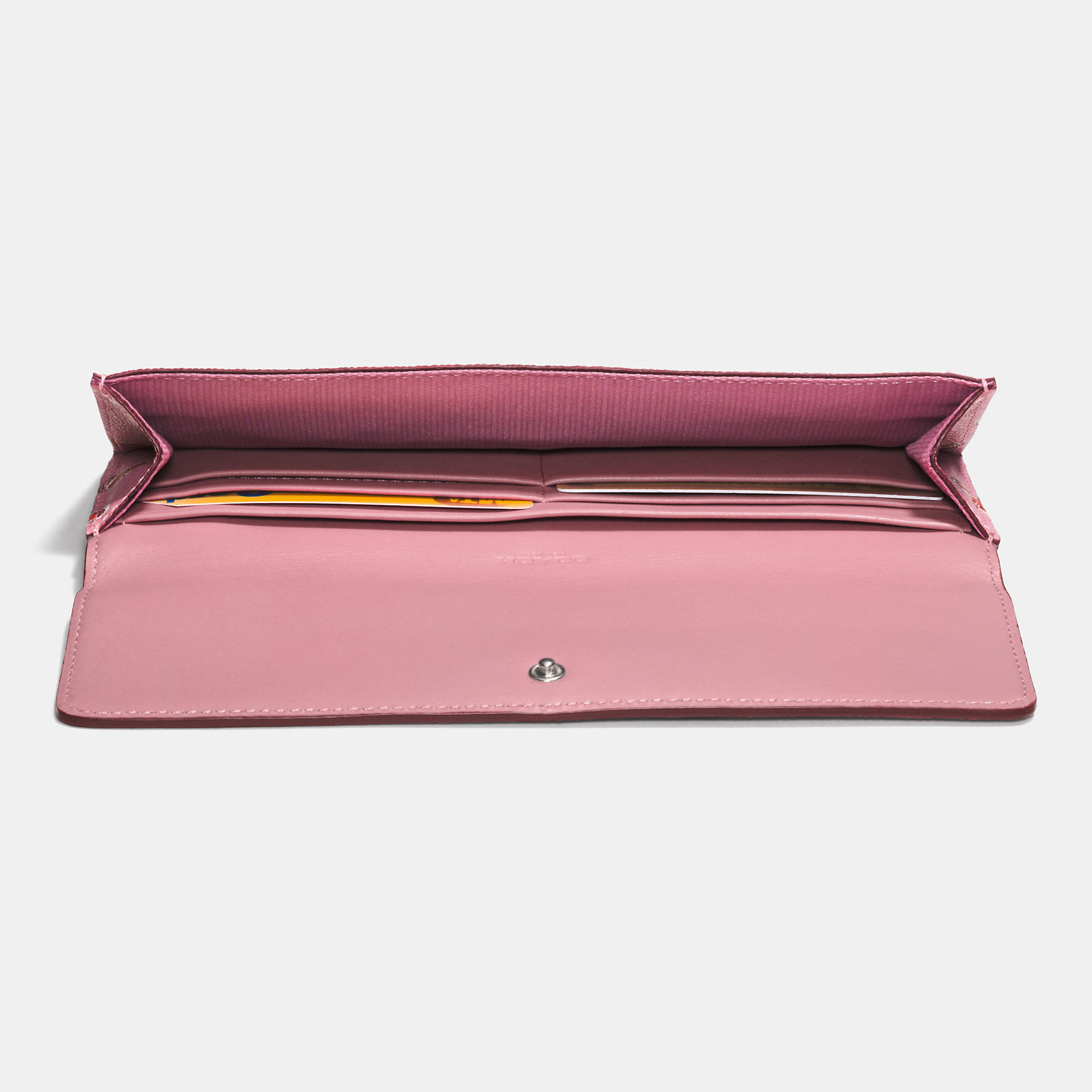 coach wallet women pink