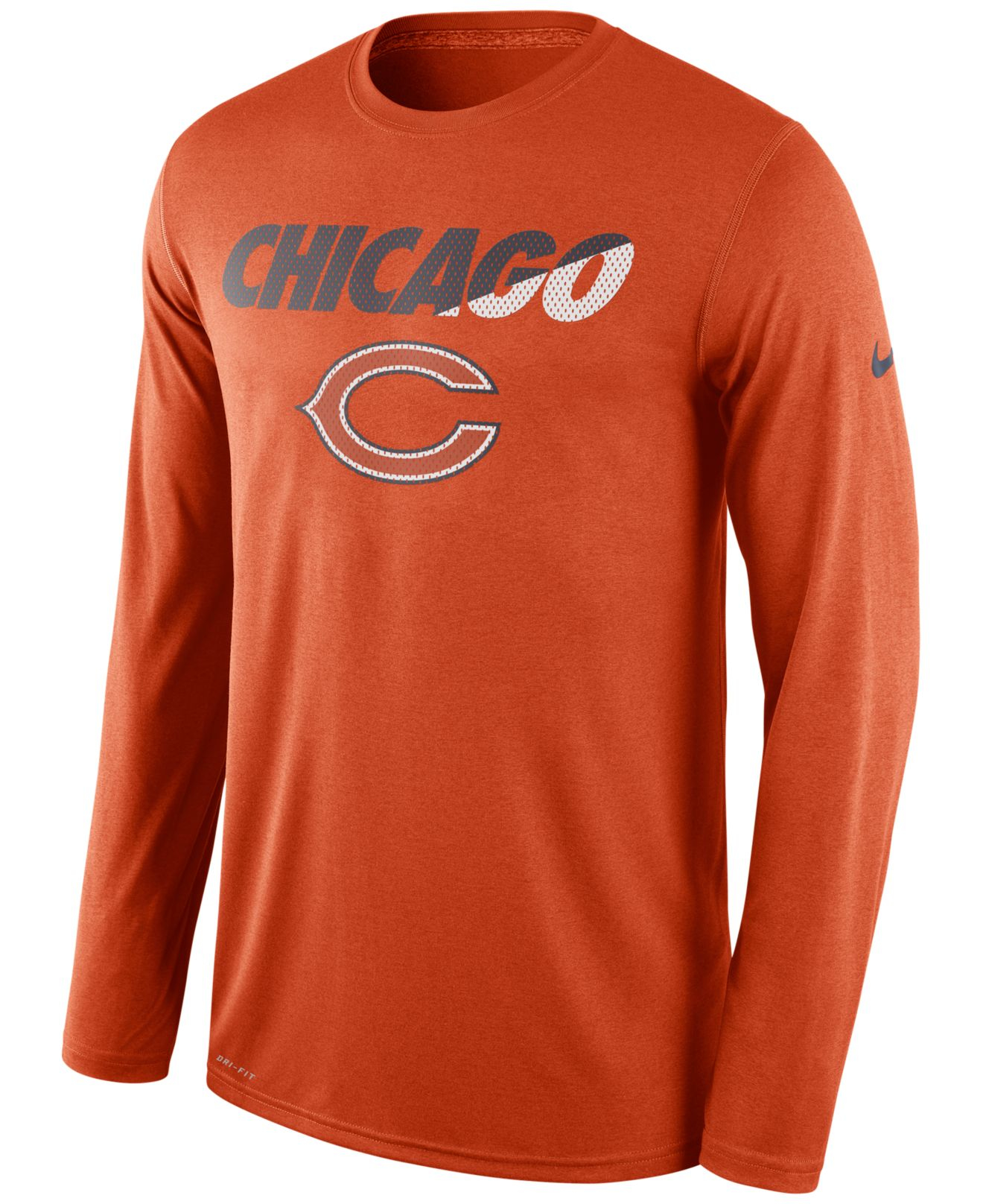 منتدى اغنام Men's Chicago Bears Nike Navy Sideline Legend Prism Performance Long Sleeve T-Shirt بريزي