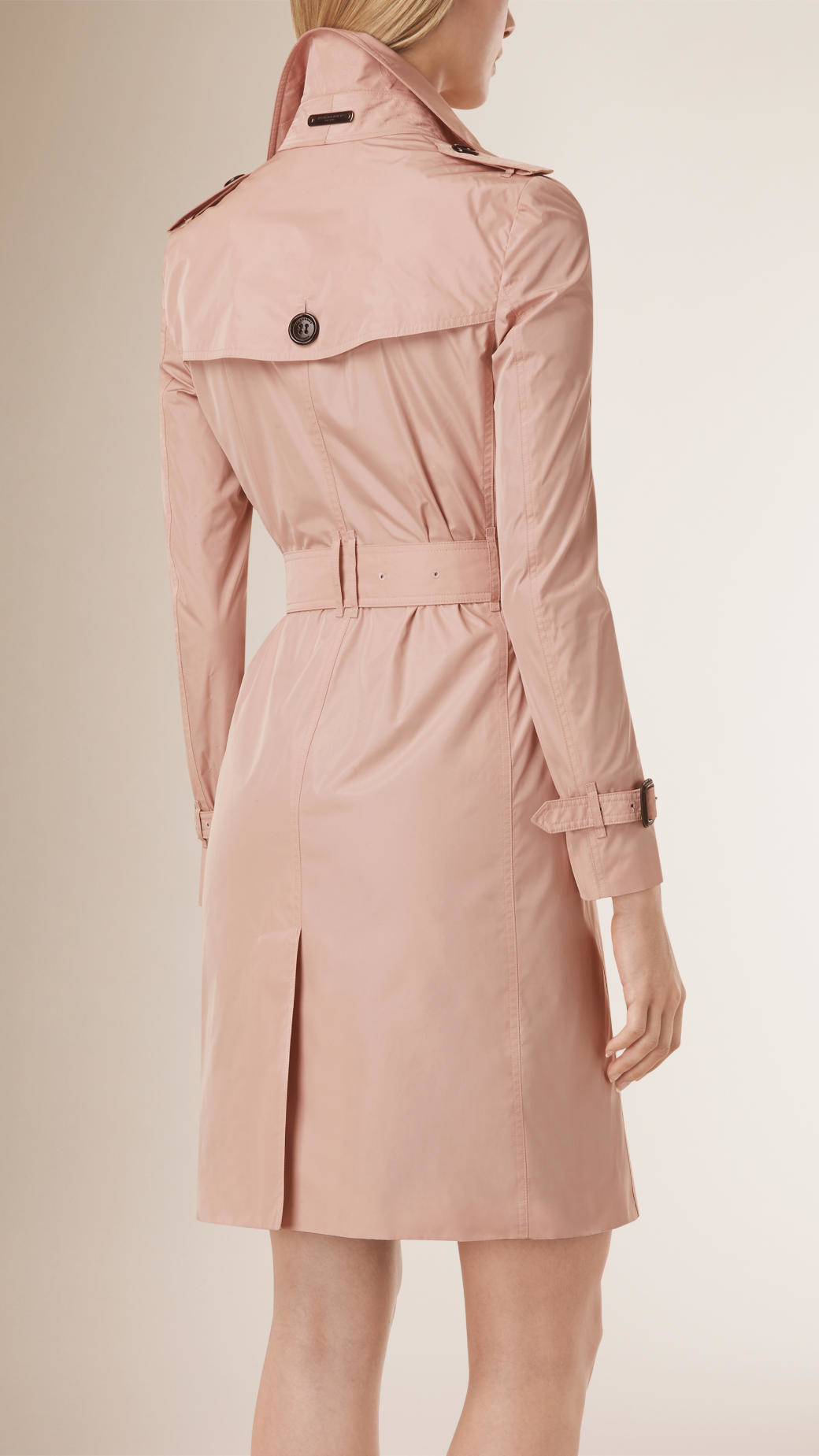 Burberry Technical Trench Coat in Pink - Lyst
