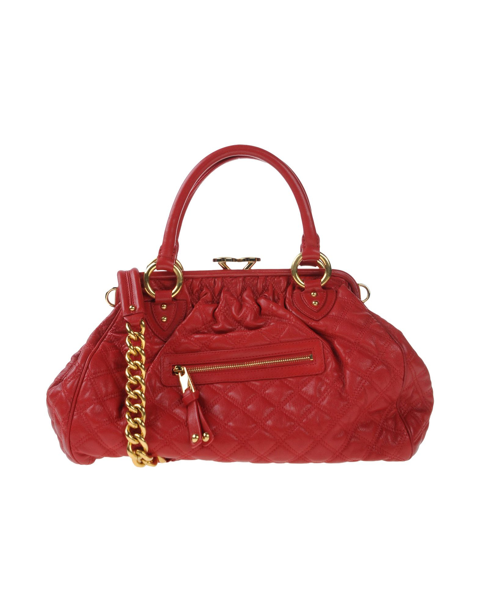 Marc Jacobs Leather Handbag in Red - Lyst