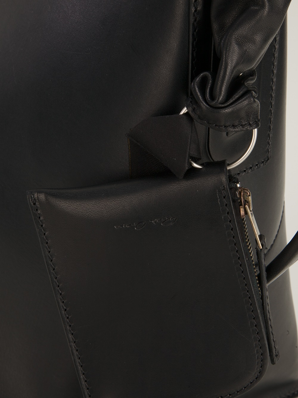 Lyst Rick Owens Single Strap Backpack in Black