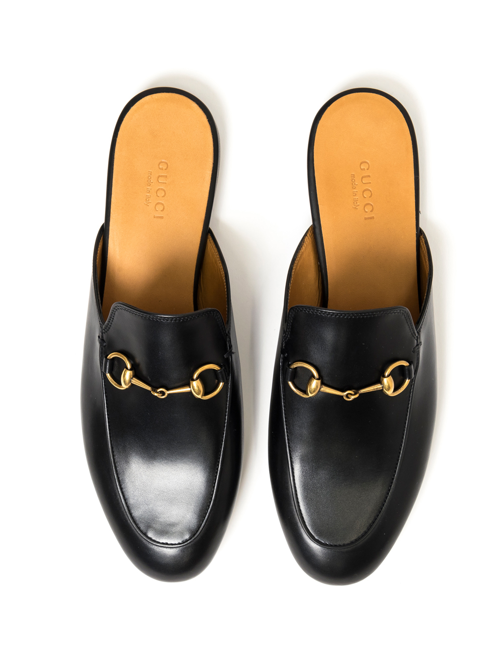 Gucci Princetown Leather Slipper in Black - Lyst