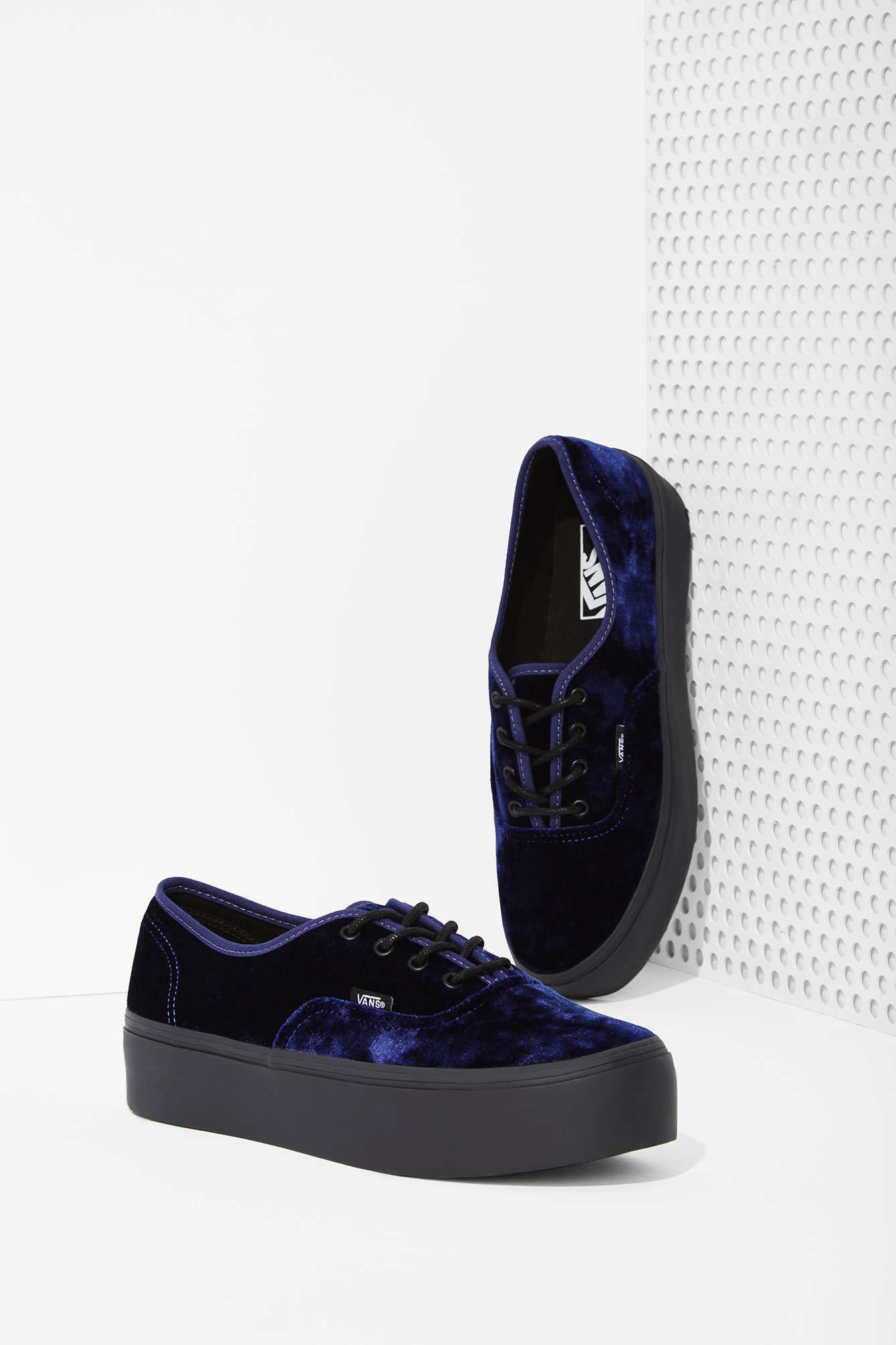 vans platform blue