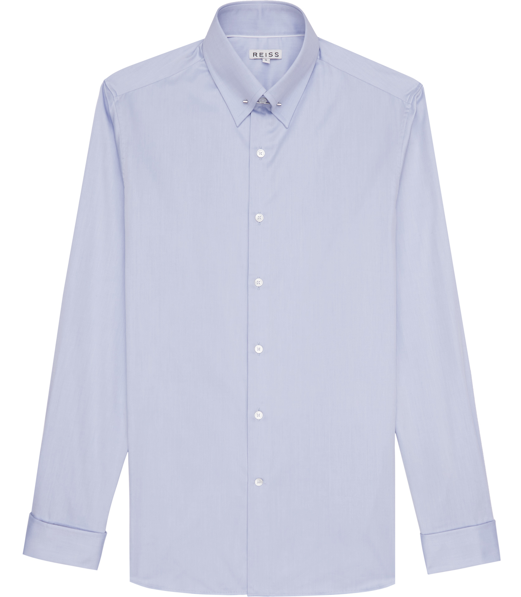 Reiss Gregson Cotton Collar Bar Shirt in Blue for Men | Lyst