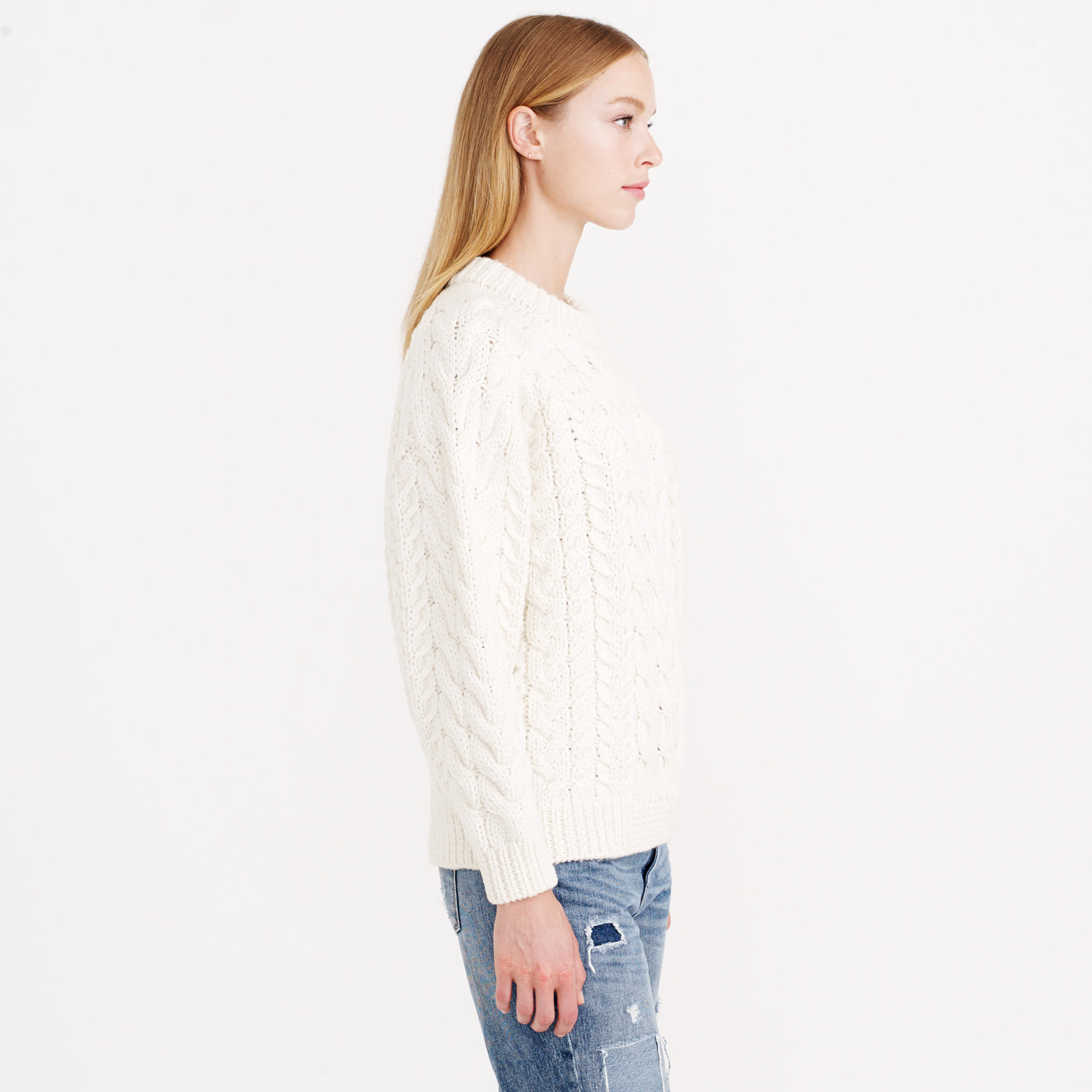 j crew white cardigan