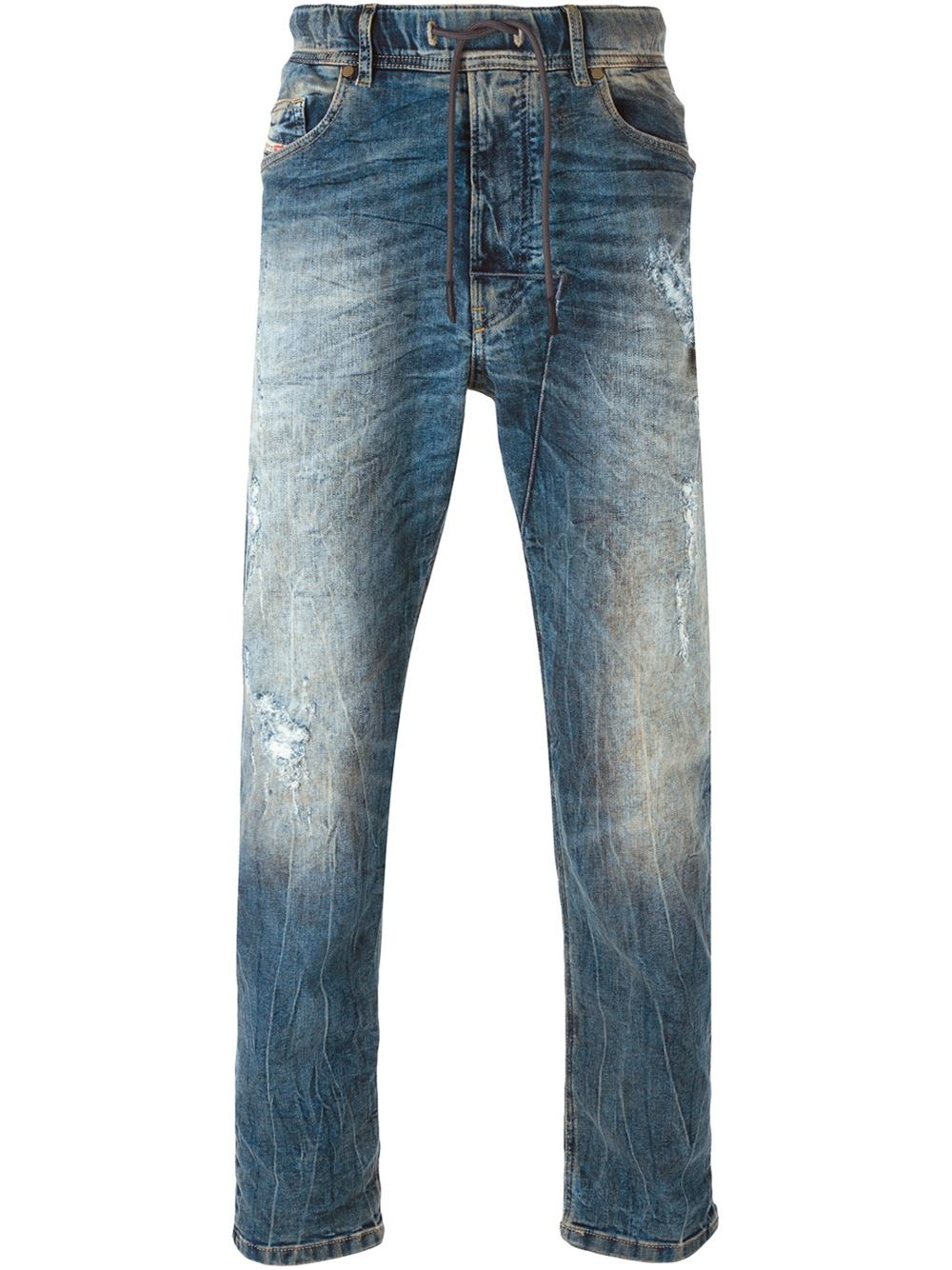 Diesel Drawstring Jeans in Blue for Men | Lyst