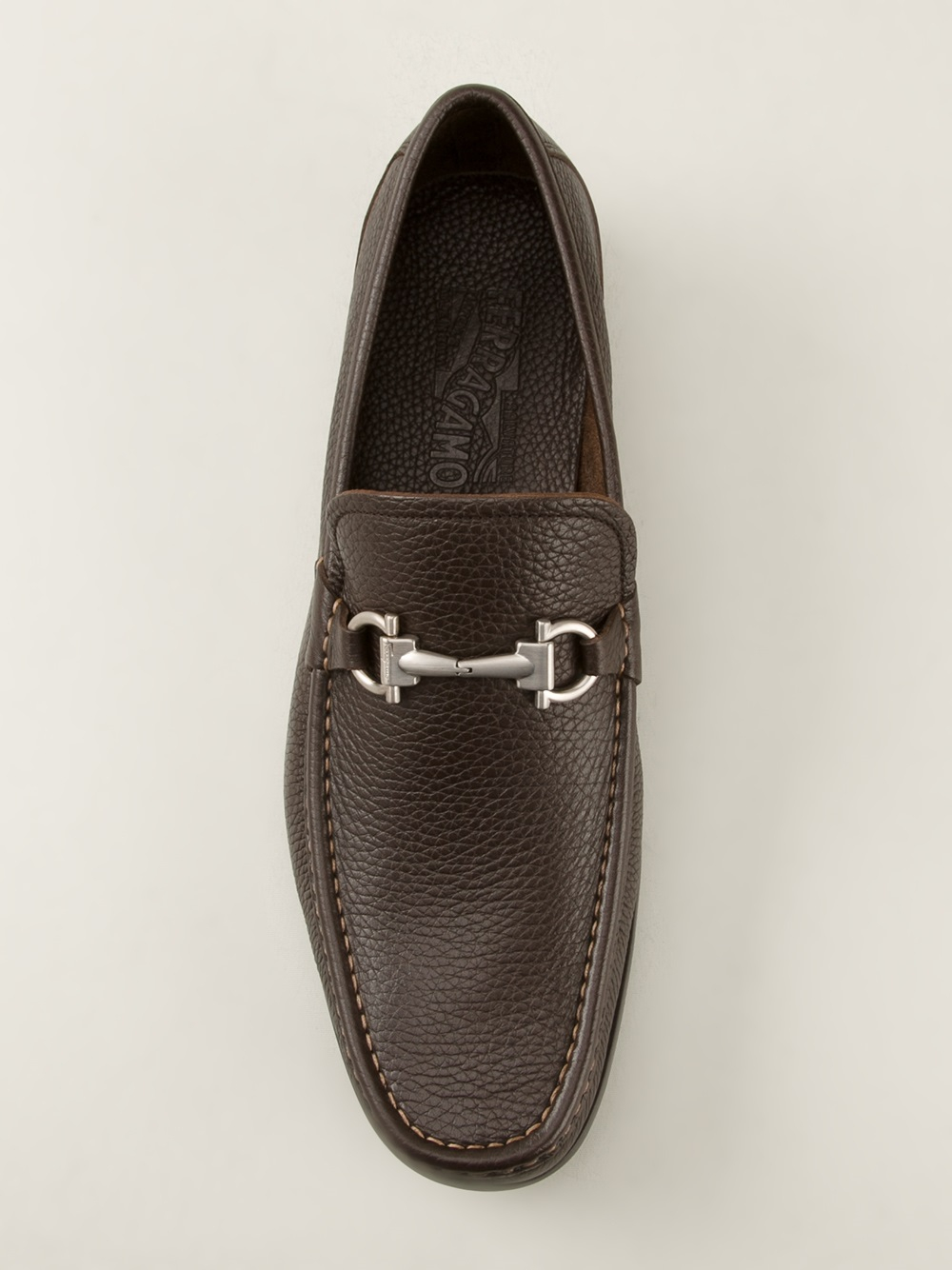 Ferragamo Classic Loafer in Brown for Men - Lyst