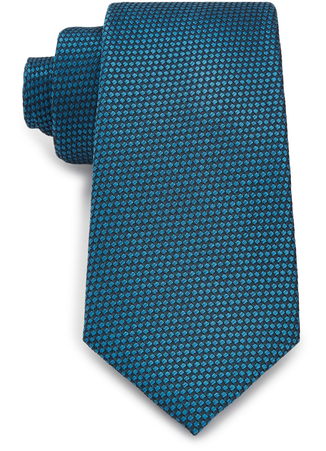 teal tie and vest