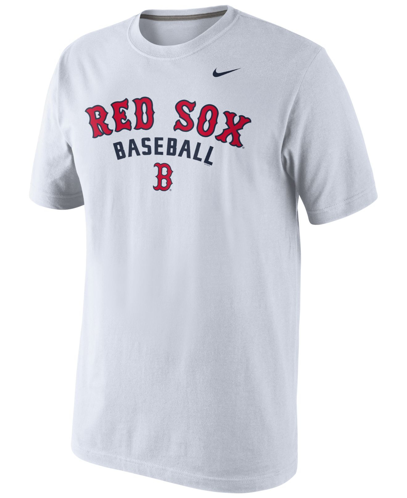 Nike Men's Boston Red Sox Practice T-shirt in White for Men - Lyst
