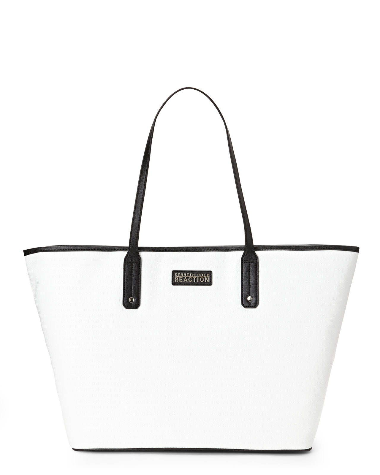 Kenneth Cole Reaction Black White Autograph Tote Lyst