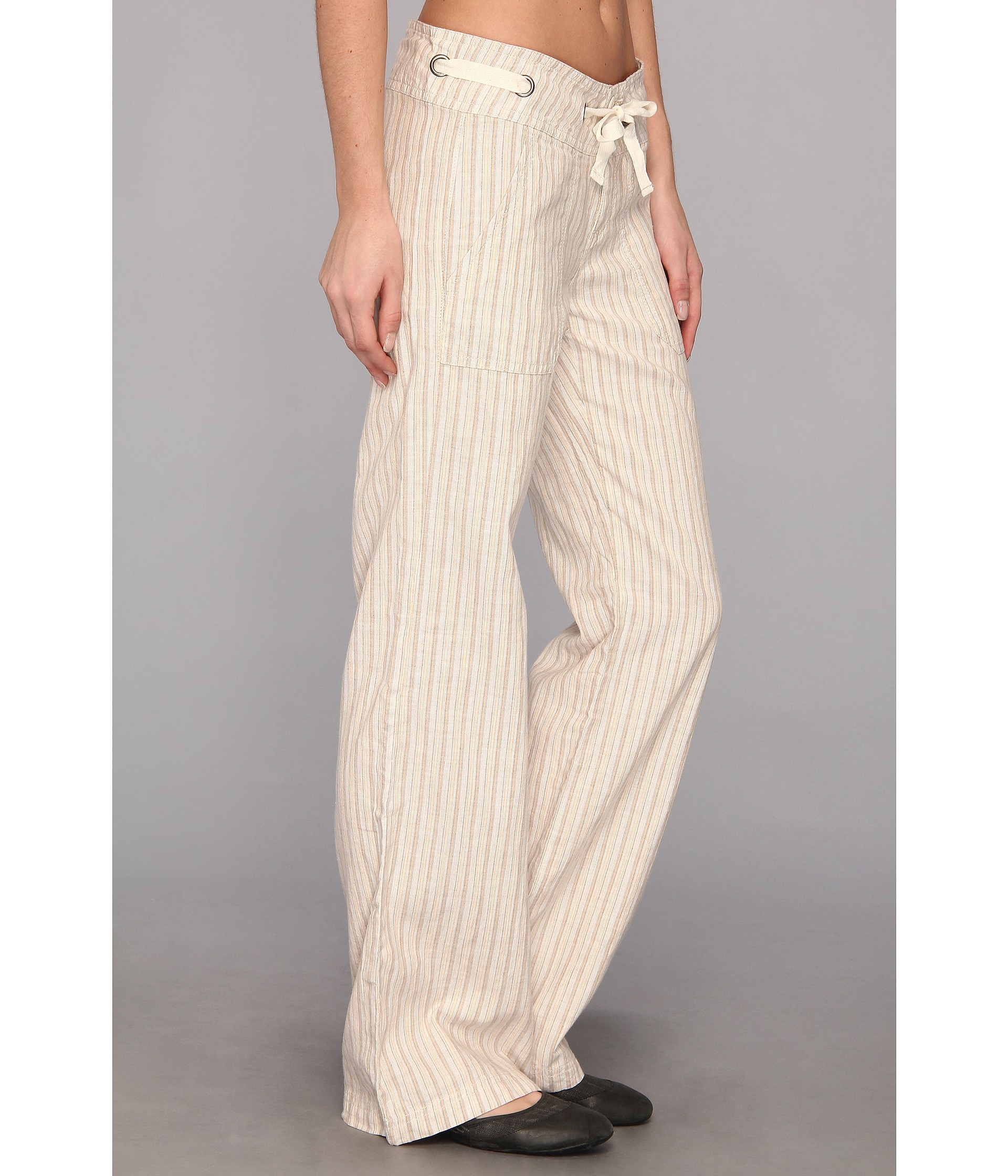 Prana Cotton Steph Pant in Stone (White 