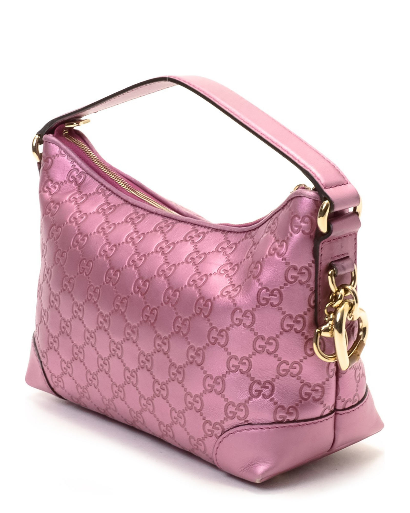 Pink Gucci Purse With Hearts | semashow.com