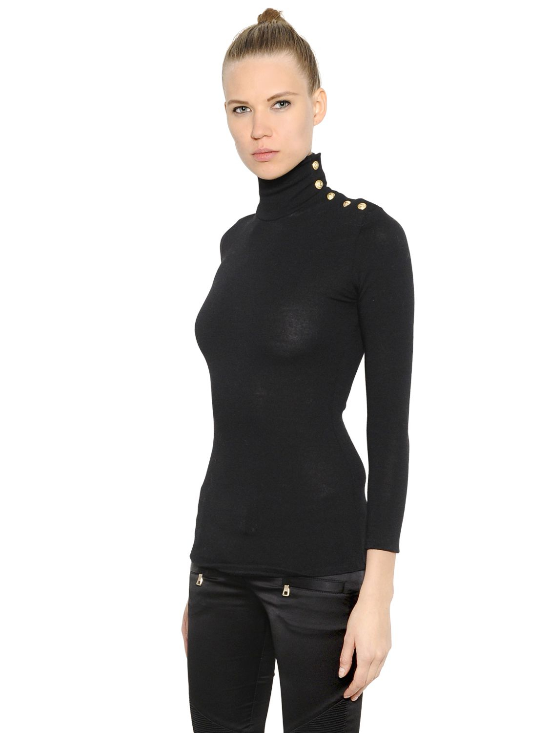 Balmain turtleneck sweater Clearance