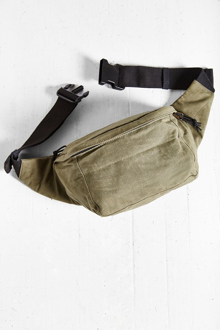 waxed canvas fanny pack