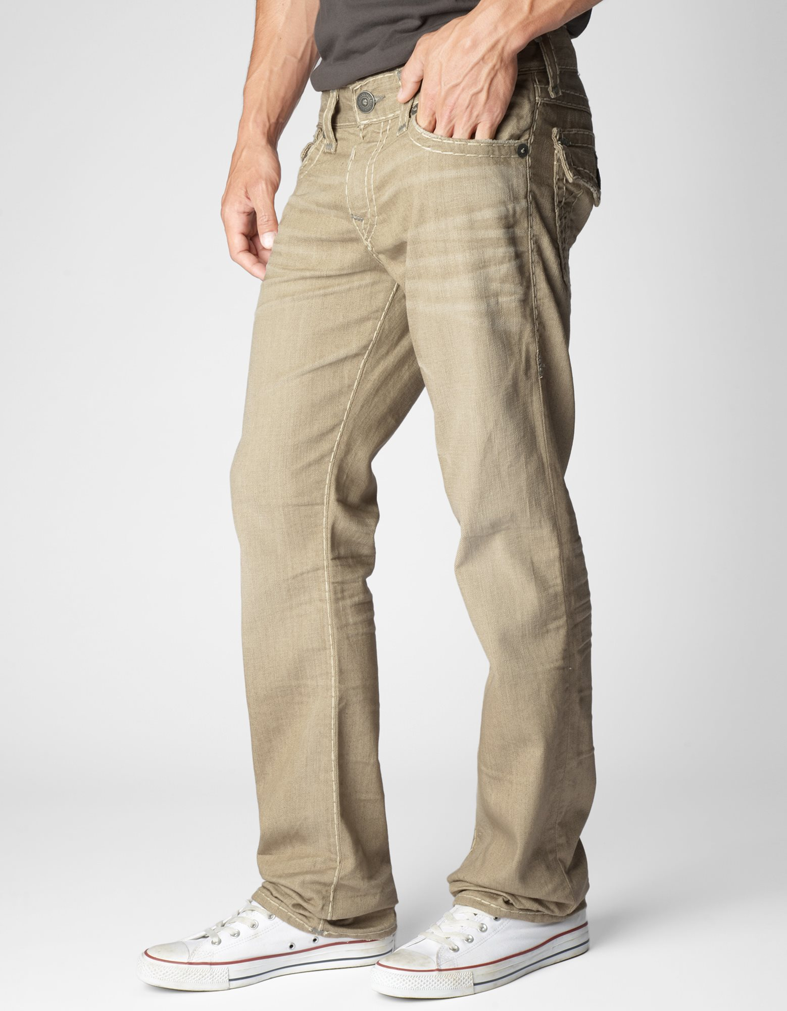 khaki true religion jeans