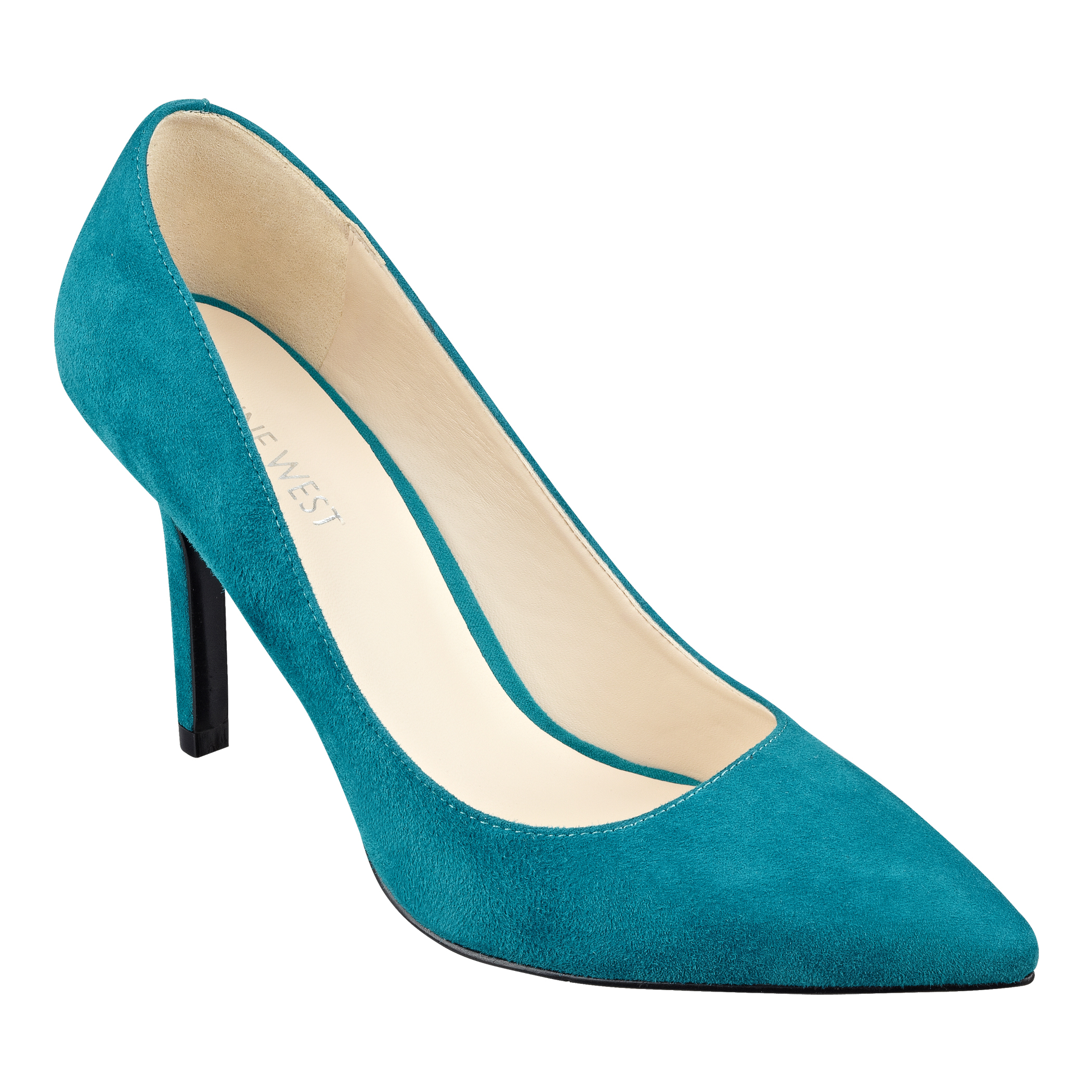 Nine west Martina Pointed Toe Pumps in Blue | Lyst