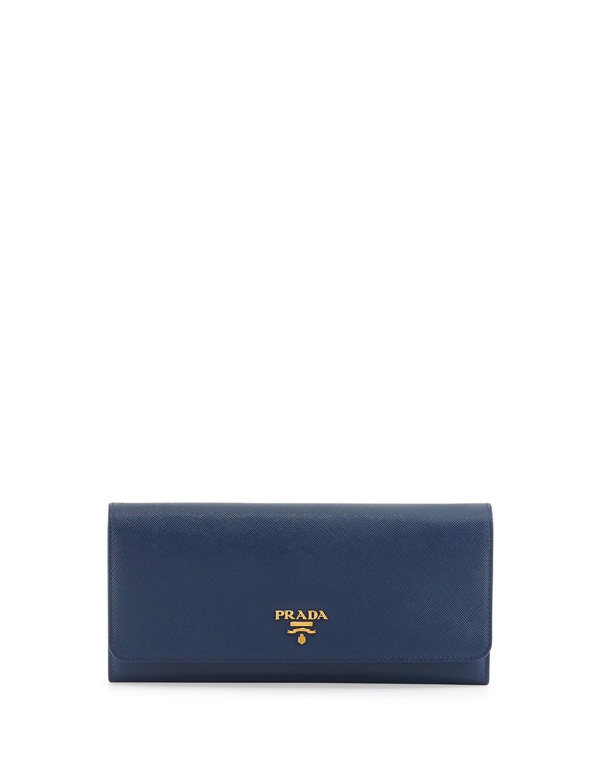 prada wallet navy blue