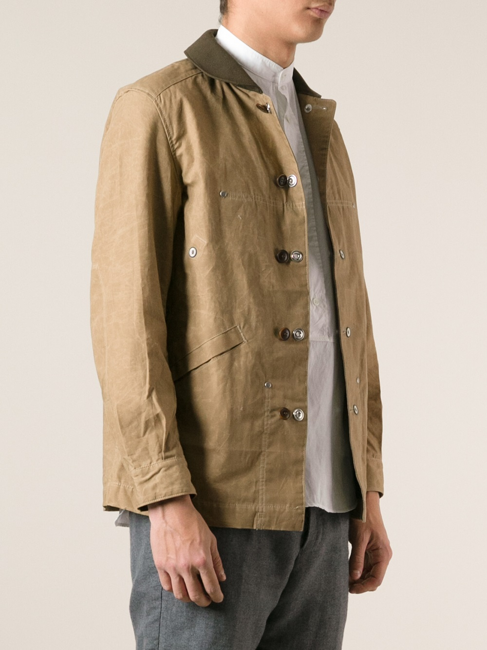 Junya Watanabe Worker Jacket in Brown for Men - Lyst
