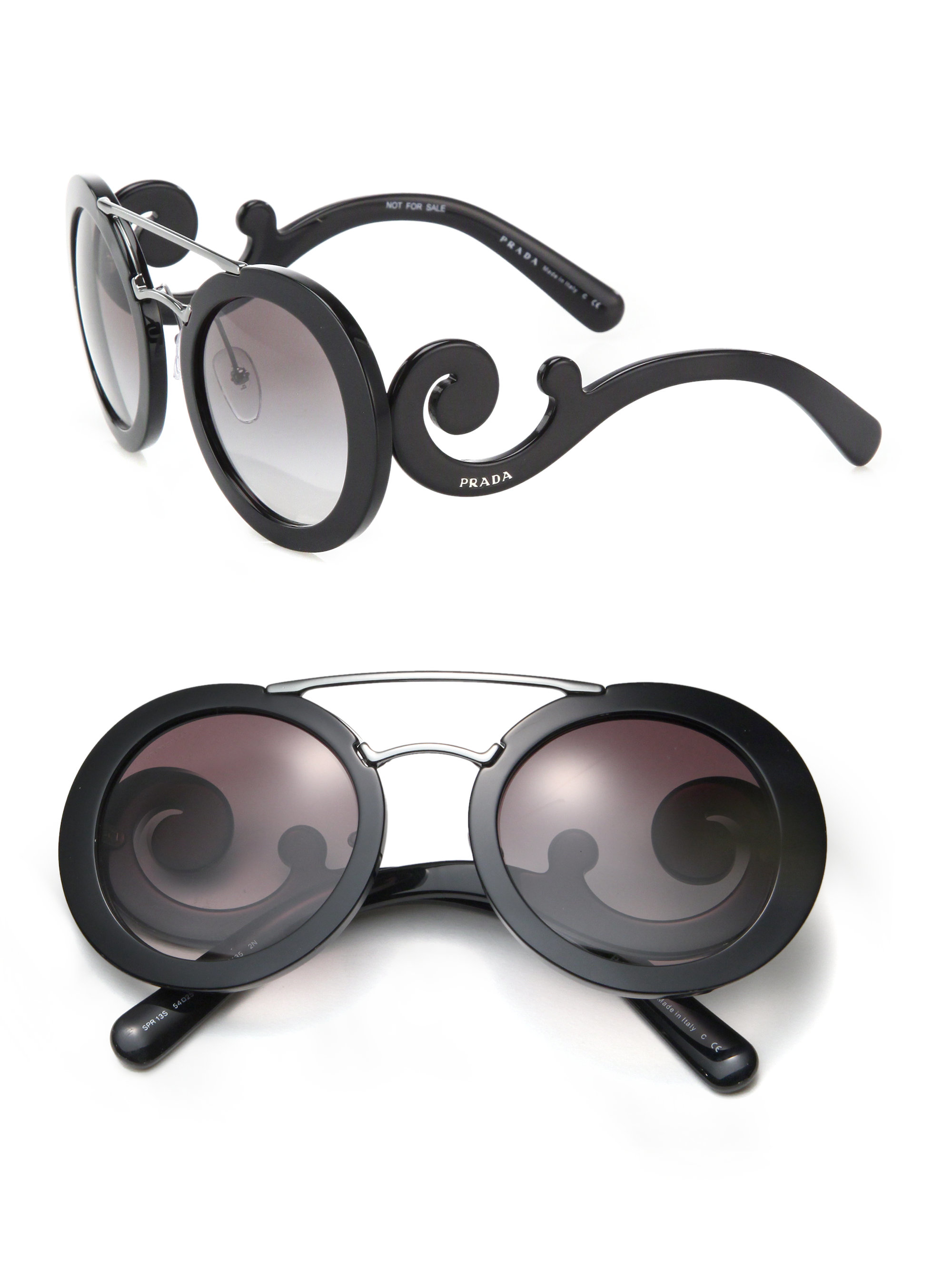 prada circle sunglasses