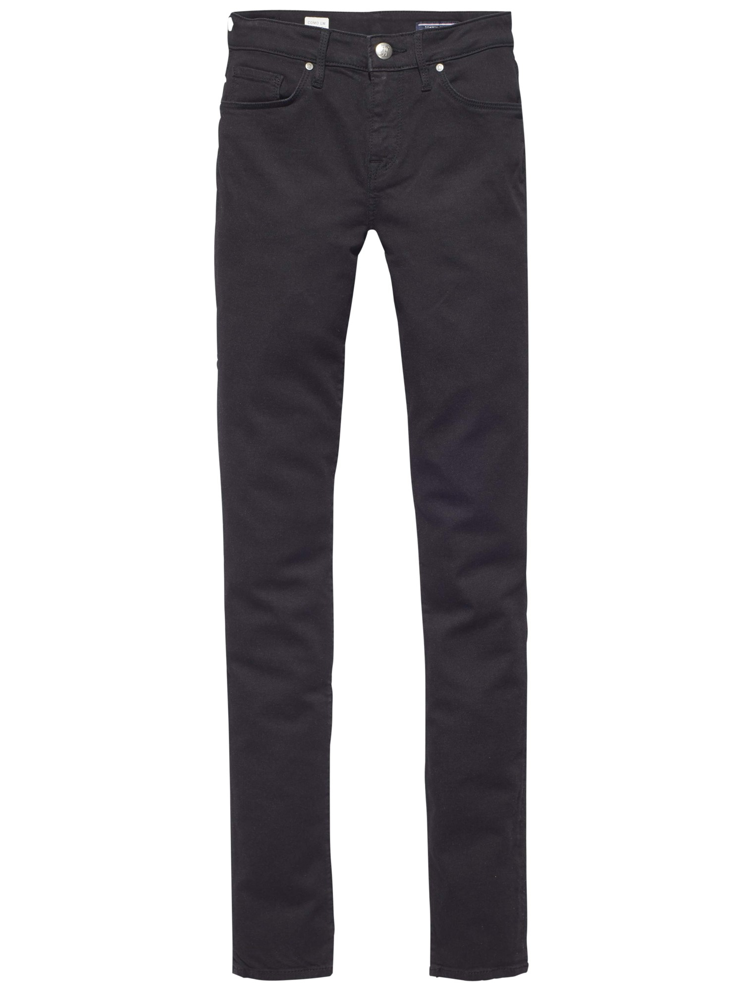 Tommy hilfiger Como Low Rise Super Skinny Jeans in Black | Lyst