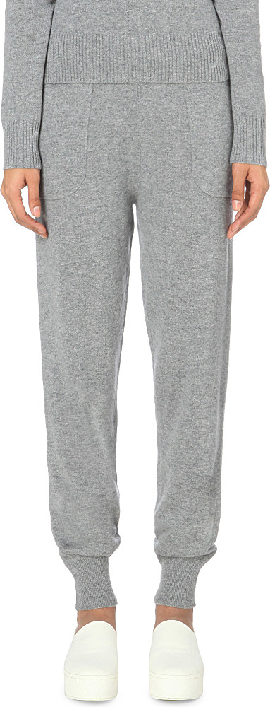 Lyst - Theory Arleena Cashmere Jogging Bottoms in Gray