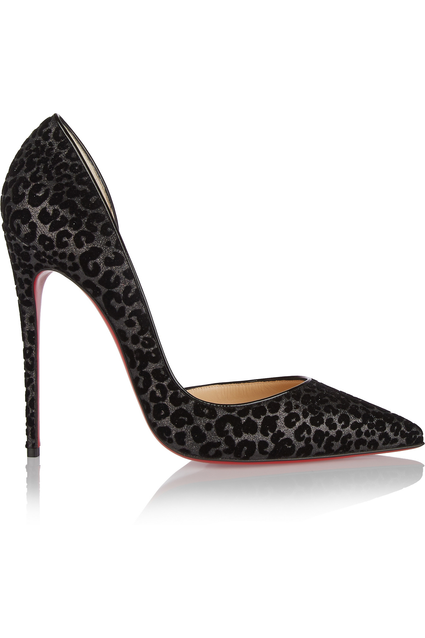 Christian Louboutin Iriza In Black-gold/black