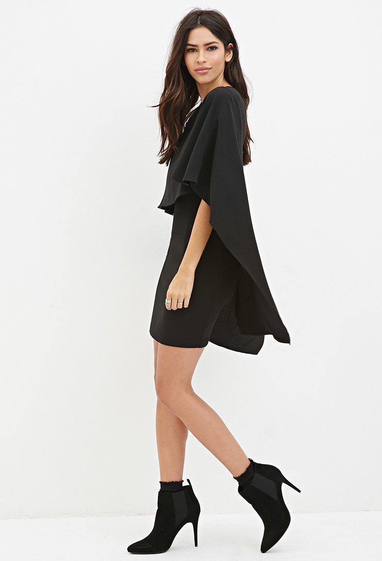 forever 21 cape dress