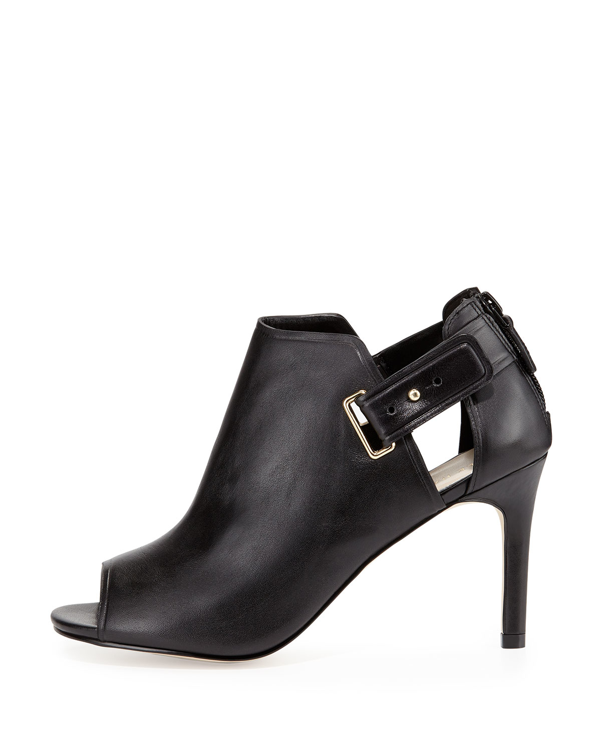 cole haan peep toe booties