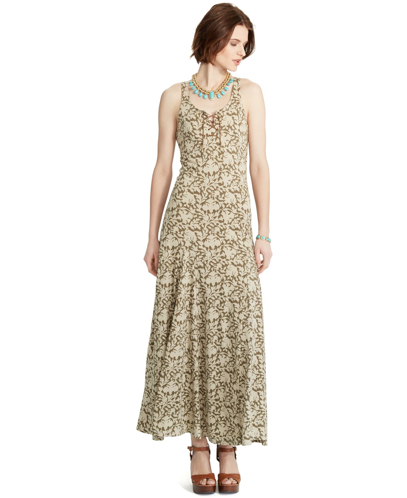 petite cotton maxi dresses