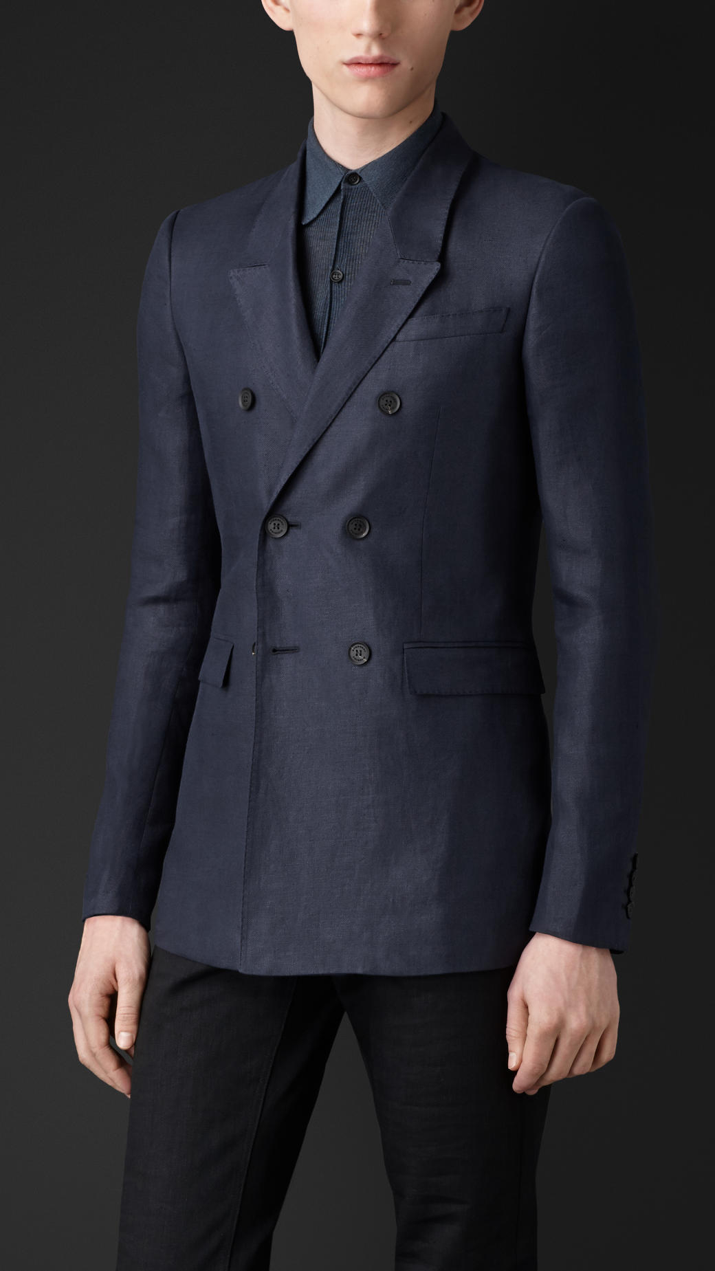 burberry double breasted blazer