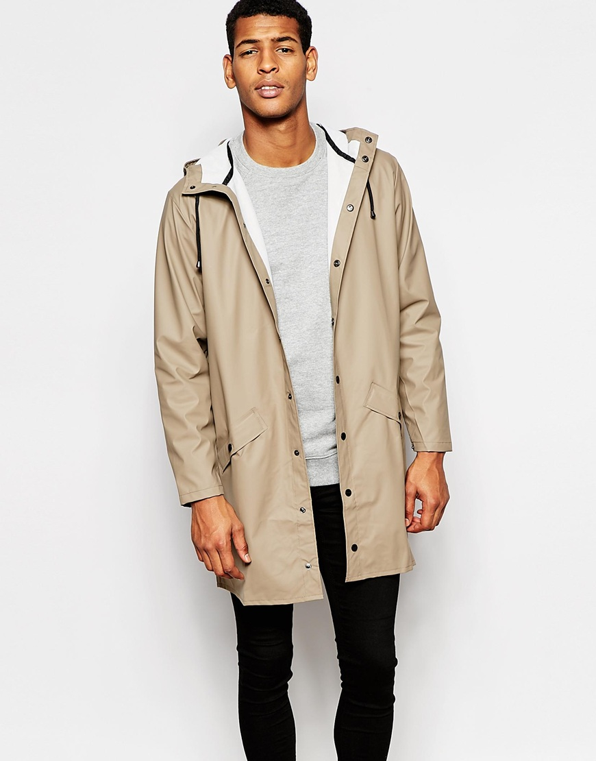 rains beige jacket