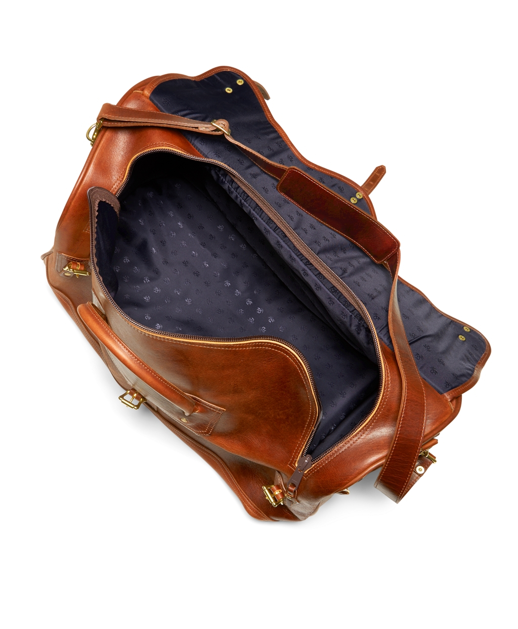 Lyst Brooks Brothers J.W. Hulme Leather Small Duffel Bag in Brown for Men