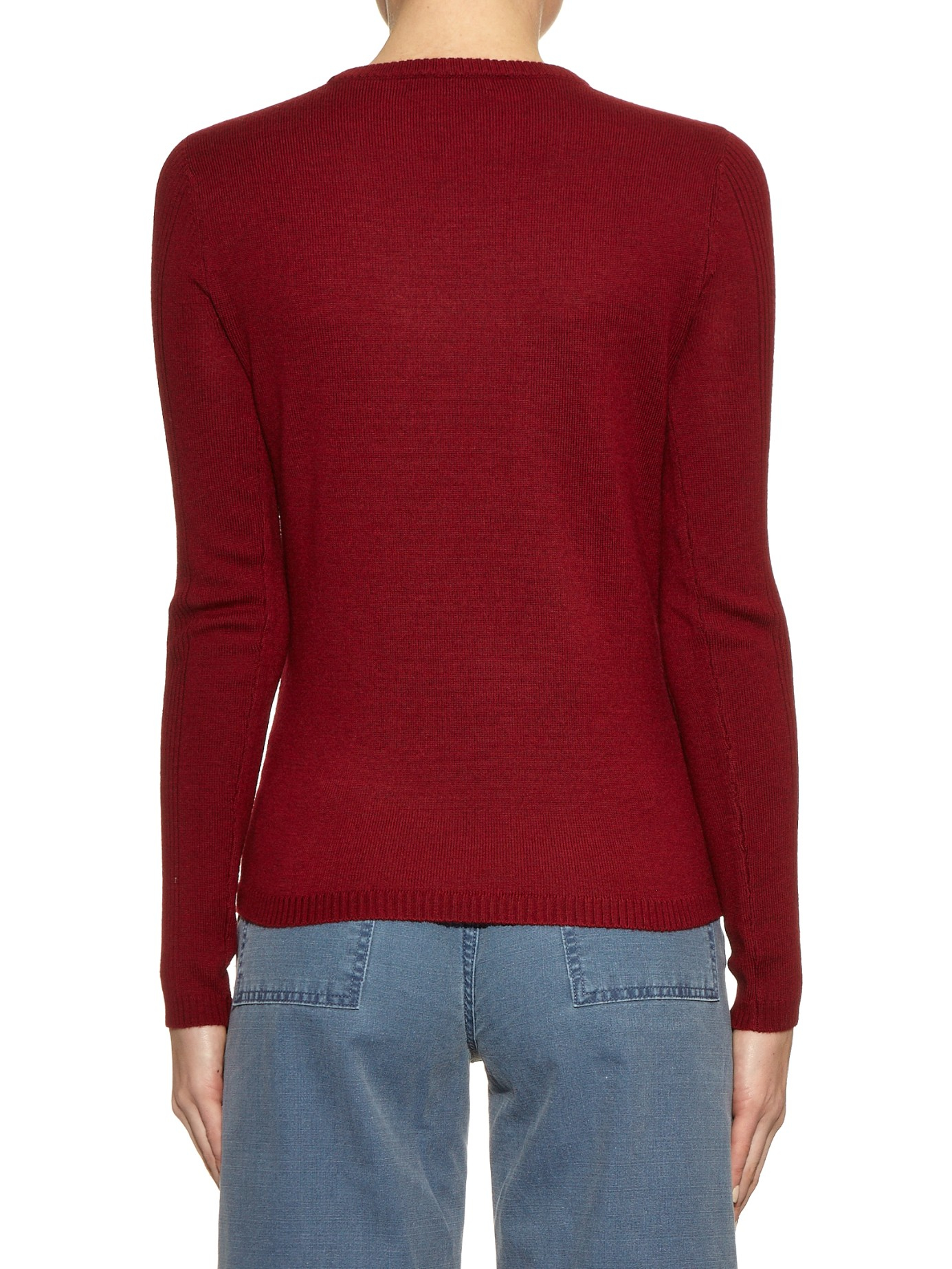 Lyst - Bella Freud Blondes Wool Sweater in Red