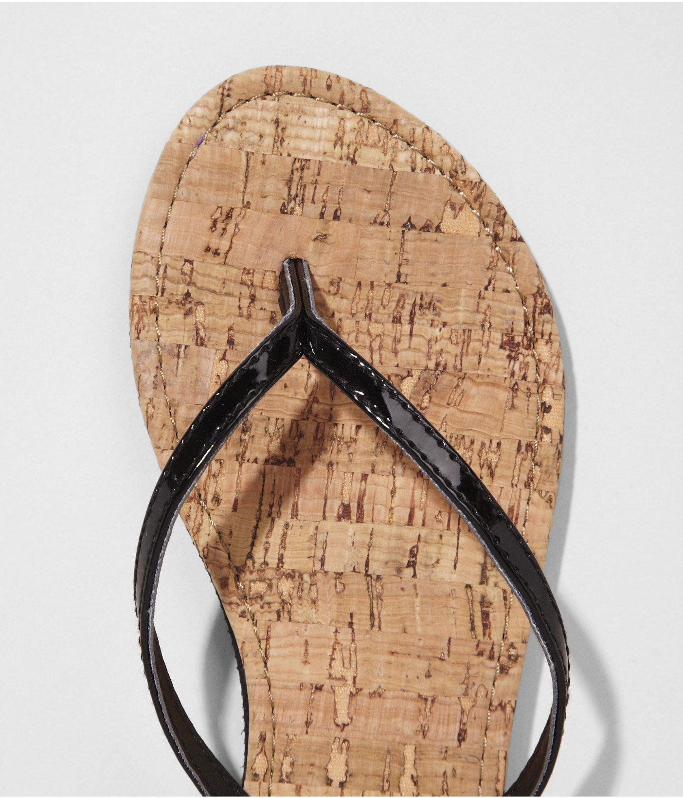 Express Color Tipped Eva Outsole Cork Flip Flop in Black Lyst
