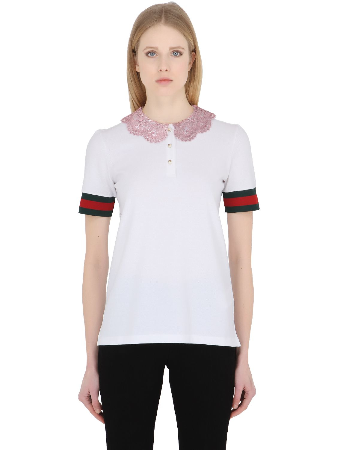 gucci collar t shirt