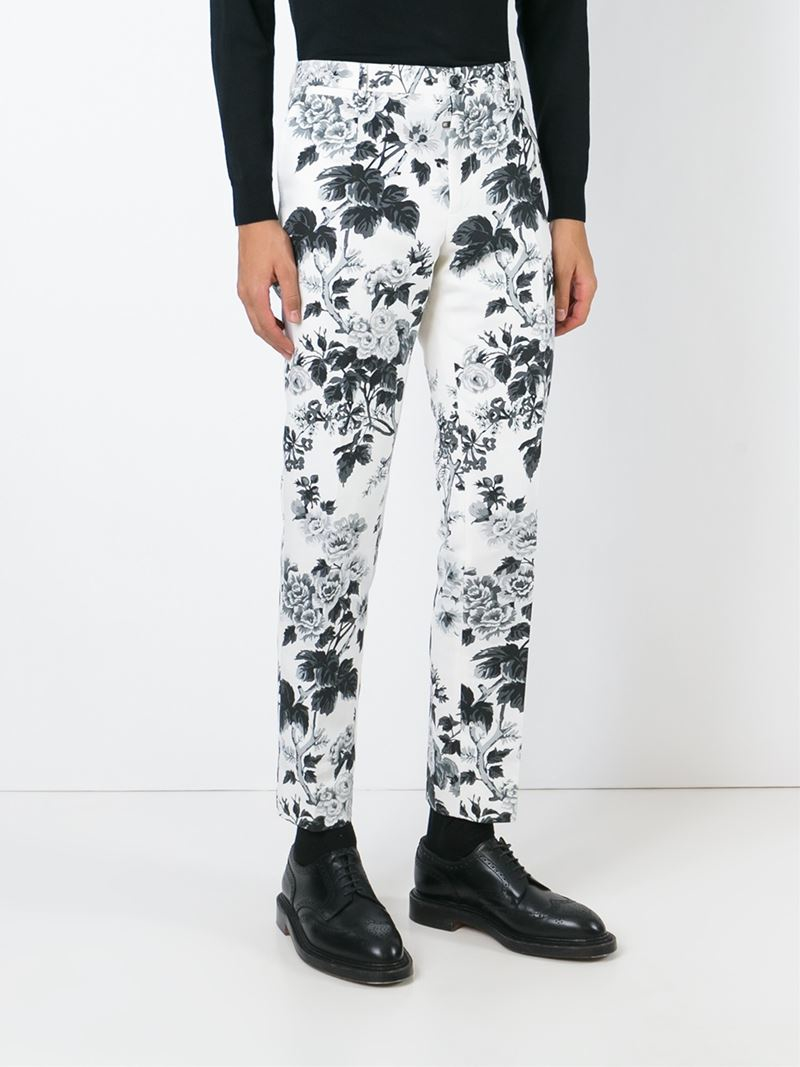 Dolce \u0026 Gabbana Floral Print Trousers 